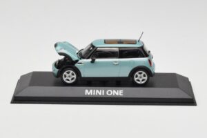 Mini One R50 Šviesiai Žalia Su Šviesiai Žaliu Stogu Minichamps 1:43 MINI003 Metalas