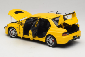 Mitsubishi Lancer Evolution IX GSR Geltonas AUTOart 1:18 77192 Metalas - nuotrauka 5 iš 8