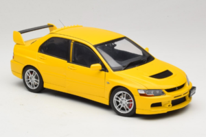 Mitsubishi Lancer Evolution IX GSR Geltonas AUTOart 1:18 77192 Metalas - nuotrauka 6 iš 8
