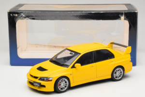 Mitsubishi Lancer Evolution IX GSR Geltonas AUTOart 1:18 77192 Metalas - nuotrauka 8 iš 8