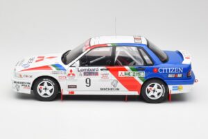 Mitsubishi Galant VR-4 #9 K. Eriksson / S. Parmander RAC Rally 1990 IXO 1:18 18RMC192A Metalas - nuotrauka 3 iš 6