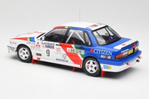 Mitsubishi Galant VR-4 #9 K. Eriksson / S. Parmander RAC Rally 1990 IXO 1:18 18RMC192A Metalas - nuotrauka 5 iš 6