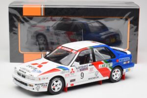 Mitsubishi Galant VR-4 #9 K. Eriksson / S. Parmander RAC Rally 1990 IXO 1:18 18RMC192A Metalas - nuotrauka 6 iš 6