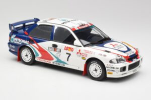 Mitsubishi Lancer Evo 3 Group A #4 T. Makinen / S. Harjanne Rally Australia 1996 Otto 1:18 OT475 Derva - nuotrauka 4 iš 6