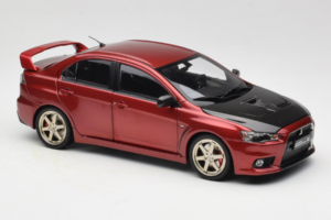 Mitsubishi Lancer Evolution X Raudonas OEM 1:18 MLE02 Metalas - nuotrauka 6 iš 8