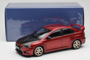 Mitsubishi Lancer Evolution X Raudonas OEM 1:18 MLE02 Metalas - nuotrauka 8 iš 8