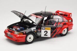 Mitsubishi Lancer Evolution VI #2 Y. Kataoka / S. Hayashi Winner Rally Canberra 1999 AUTOart 1:18 89942 Metalas - nuotrauka 2 iš 8