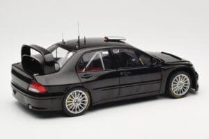 Mitsubishi Lancer Evolution WRC Plain Body Juodas AUTOart 1:18 80528 Metalas - nuotrauka 3 iš 8