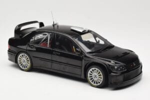 Mitsubishi Lancer Evolution WRC Plain Body Juodas AUTOart 1:18 80528 Metalas - nuotrauka 6 iš 8