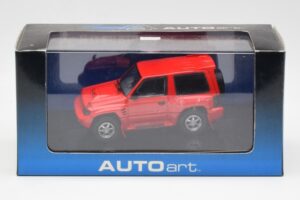 Mitsubishi Pajero Evo Raudonas AUTOart 1:43 57203 Metalas - nuotrauka 4 iš 4
