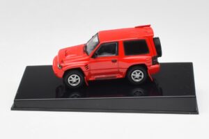 Mitsubishi Pajero Evo Raudonas AUTOart 1:43 57203 Metalas