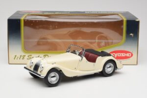 Morgan 4/4 Series II Baltas Kyosho 1:18 08111W Metalas - nuotrauka 8 iš 8