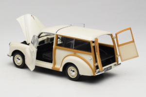 Morris Minor Traveller Baltas Minichamps 1:18 150137010 Metalas - nuotrauka 5 iš 9