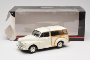 Morris Minor Traveller Baltas Minichamps 1:18 150137010 Metalas - nuotrauka 9 iš 9