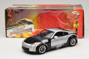Nissan 350Z Fast & Furious Tokyo Drift Joyride 1:18 53608A Metalas - nuotrauka 6 iš 6