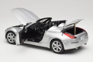 Nissan 350Z Z33 Roadster Diamond Sidabrinis AUTOart 1:18 77371 Metalas - nuotrauka 5 iš 8