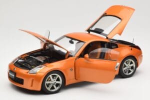Nissan 350Z Z33 Sunset Orange AUTOart 1:18 77312 Metalas - nuotrauka 2 iš 8