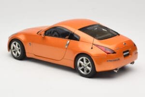 Nissan 350Z Z33 Sunset Orange AUTOart 1:18 77312 Metalas - nuotrauka 7 iš 8