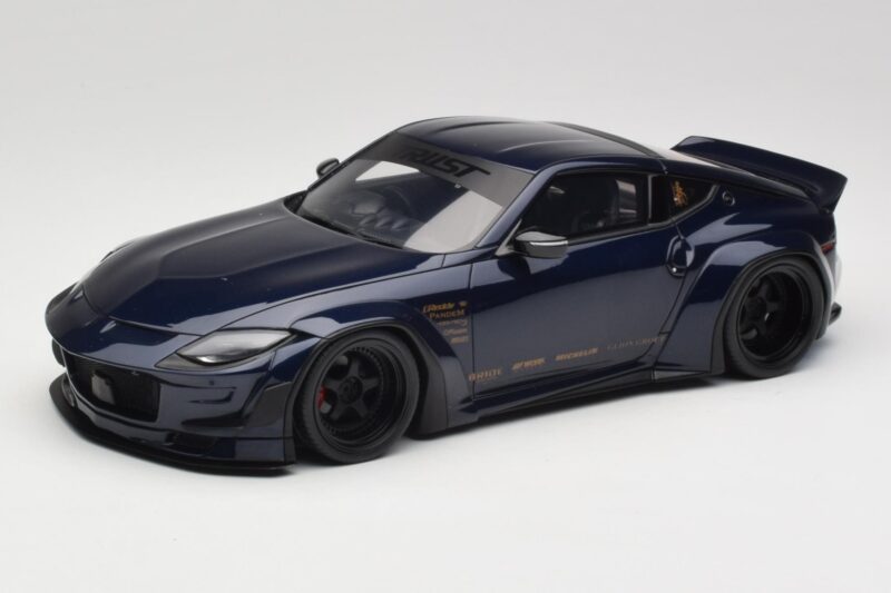 Nissan 400Z RZ34 Pandem Midnight Blue GT Spirit 1:18 GT494 Derva