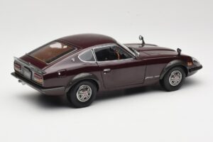 Nissan Fairlady 240Z-G S30 Bordo Kyosho 1:18 08212M Metalas - nuotrauka 3 iš 8