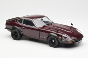 Nissan Fairlady 240ZG Rudas Kyosho 1:18 08217M Metalas - nuotrauka 6 iš 8