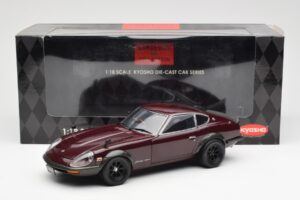 Nissan Fairlady 240ZG Rudas Kyosho 1:18 08217M Metalas - nuotrauka 8 iš 8
