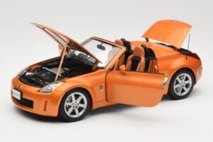 Nissan Fairlady Z Z33 Roadster Sunset Orange AUTOart 1:18 77377 Metalas - nuotrauka 2 iš 8