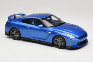 Nissan GT-R R35 Skyline Edition Bayside Blue GT Spirit 1:18 GT521 Derva - nuotrauka 4 iš 6