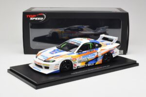 Nissan Silvia S15 LB-Super Silhouette #555 Formula Drift Japan 2023 TopSpeed 1:18 TS0586 Derva - nuotrauka 6 iš 6