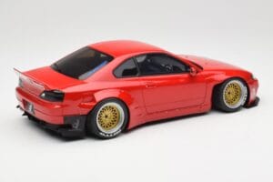 Nissan Silvia S15 Rocket Bunny Burning Red Otto 1:18 OT1115 Derva - nuotrauka 2 iš 6