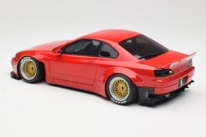 Nissan Silvia S15 Rocket Bunny Burning Red Otto 1:18 OT1115 Derva - nuotrauka 5 iš 6