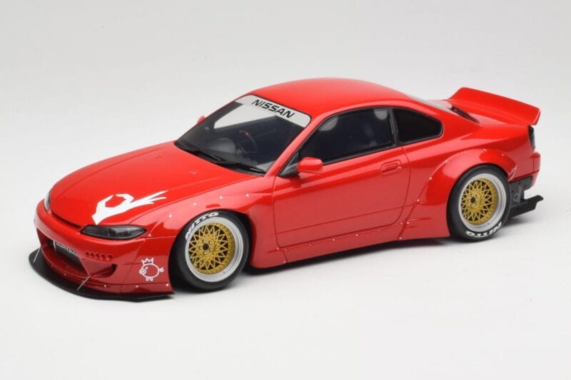 Nissan Silvia S15 Rocket Bunny Burning Red Otto 1:18 OT1115 Derva