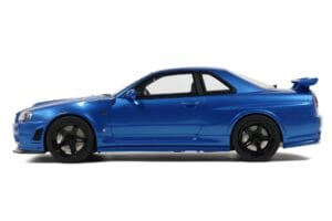 Nissan Skyline GT-R R34 NISMO Z-Tune Bayside Blue Otto 1:12 G082 Derva - nuotrauka 4 iš 4