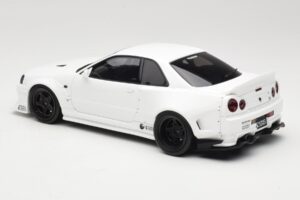 Nissan Skyline GT-R BNR34 by KRC Pearl White Otto 1:18 OT1135 Derva - nuotrauka 5 iš 6