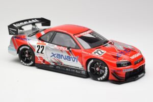 Nissan Skyline GT-R #22 M. Krumm / S. Motoyama Xanavi Nismo JGTC 2002 AUTOart 1:18 80277 Metalas - nuotrauka 4 iš 6