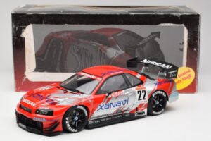 Nissan Skyline GT-R #22 M. Krumm / S. Motoyama Xanavi Nismo JGTC 2002 AUTOart 1:18 80277 Metalas - nuotrauka 6 iš 6