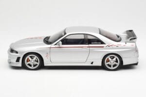 Nissan Skyline GT-R R33 R-Tune Sidabrinis AUTOart 1:18 77326 Metalas - nuotrauka 4 iš 8