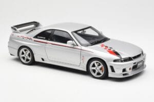 Nissan Skyline GT-R R33 R-Tune Sidabrinis AUTOart 1:18 77326 Metalas - nuotrauka 6 iš 8