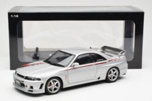 Nissan Skyline GT-R R33 R-Tune Sidabrinis AUTOart 1:18 77326 Metalas - nuotrauka 8 iš 8