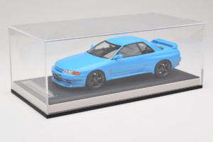 Nissan Skyline GT-R R32 Customized Version Mėlynas MotorHelix 1:18 MH029CB Derva - nuotrauka 6 iš 7