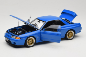 Nissan Skyline GT-R R32 V-Spec II Tuned Mėlynas AUTOart 1:18 77415 Metalas - nuotrauka 2 iš 8