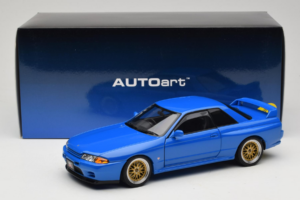Nissan Skyline GT-R R32 V-Spec II Tuned Mėlynas AUTOart 1:18 77415 Metalas - nuotrauka 8 iš 8