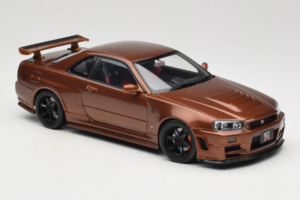 Nissan Skyline GT-R R34 Customized Metallic Bronze MotorHelix 1:18 M83414 Metalas - nuotrauka 6 iš 8