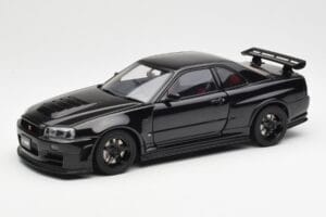 Nissan Skyline GT-R R34 NISMO Z-Tune Juodas AUTOart 1:18 77355 Metalas