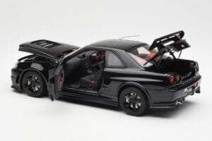 Nissan Skyline GT-R R34 NISMO Z-Tune Juodas AUTOart 1:18 77355 Metalas - nuotrauka 5 iš 8