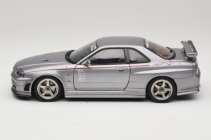 Nissan Skyline GT-R R34 Nismo S-Tune Sidabrinis AUTOart 1:18 77358 Metalas - nuotrauka 4 iš 8