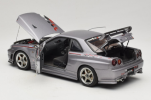 Nissan Skyline GT-R R34 Nismo S-Tune Sidabrinis AUTOart 1:18 77358 Metalas - nuotrauka 5 iš 8