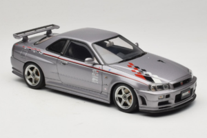 Nissan Skyline GT-R R34 Nismo S-Tune Sidabrinis AUTOart 1:18 77358 Metalas - nuotrauka 6 iš 8