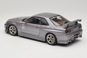 Nissan Skyline GT-R R34 Nismo S-Tune Sidabrinis AUTOart 1:18 77358 Metalas - nuotrauka 7 iš 8