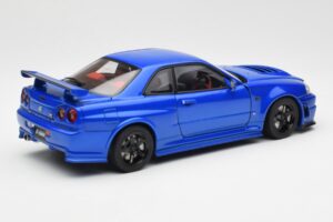 Nissan Skyline GT-R R34 NISMO Z-Tune Bayside Mėlynas AUTOart 1:18 77354 Kompozitas - nuotrauka 3 iš 8